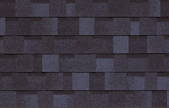 National Blue sample color for IKO Cambridge Premium Architectural Shingles for a roof